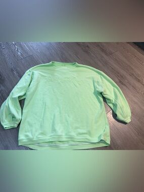 aerie Neon Lime Pullover Sweatshirt